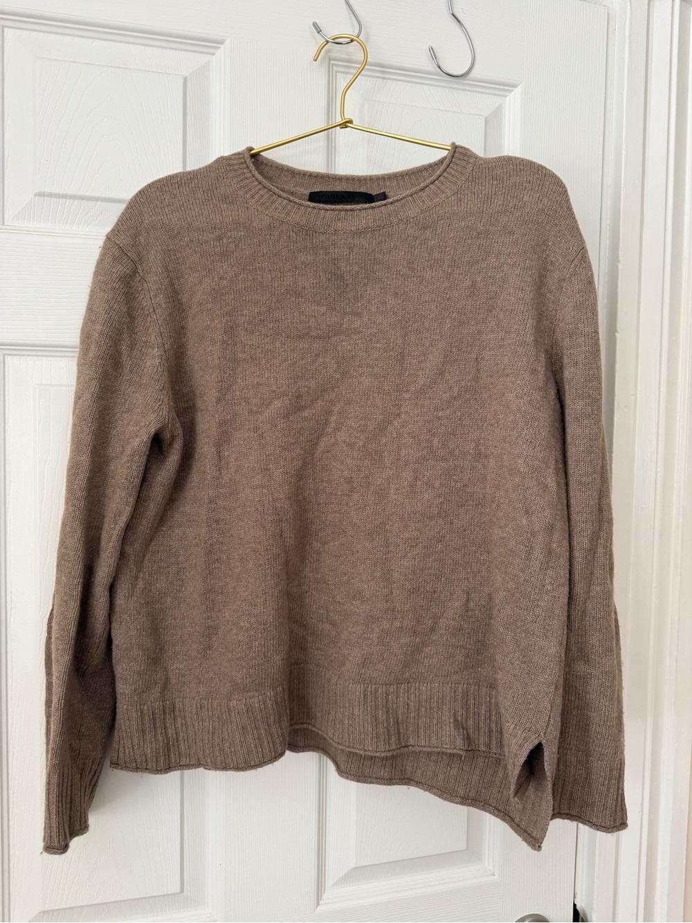 Jenni Kayne Taupe Crewneck Sweater
